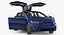 Tesla Rigged Cars 3D Models Collection 3