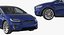 Tesla Rigged Cars 3D Models Collection 3
