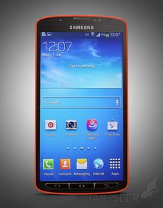 3d samsung galaxy s4 active model