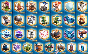 3D Clash Royale Common Cards Pack model
