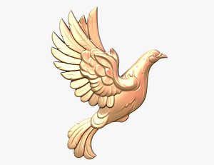 3D New Pigeon relief