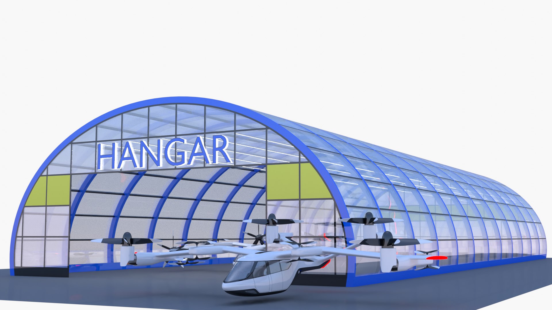 Hangar and skyscraper with S-A1 eVTOL 3D https://p.turbosquid.com/ts-thumb/id/HPhSUC/RM/hangar_hyundai_2/png/1702332249/1920x1080/fit_q87/7312c685b7e6aceb3e01e4cd4a54fe565921a20f/hangar_hyundai_2.jpg