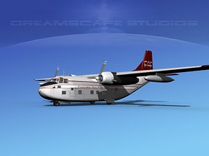 aircraft military fairchild air force 3D model