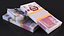 50 Pounds Banknotes in Three Packs
