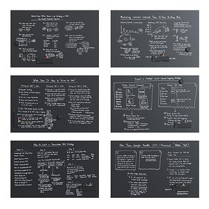 PolyVision - BlackBoard Sans Serif Flow Set1