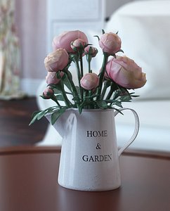 beautiful bouquet 3d model