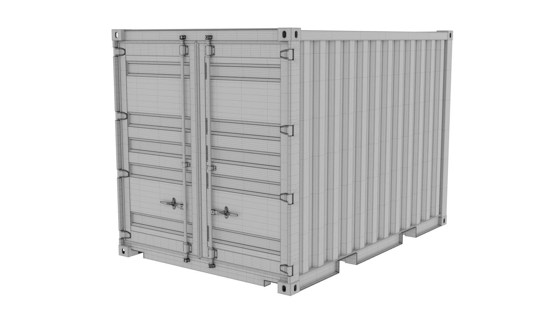 12ft Container Model - TurboSquid 1560903