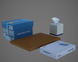 paper film pbr 3D model