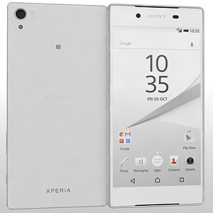 3d sony xperia z5 white