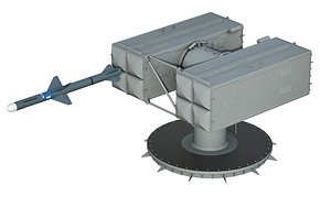RIM-7 Sea Sparrow 3D model