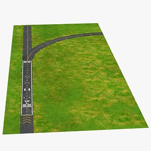 Landing Runway With Curve