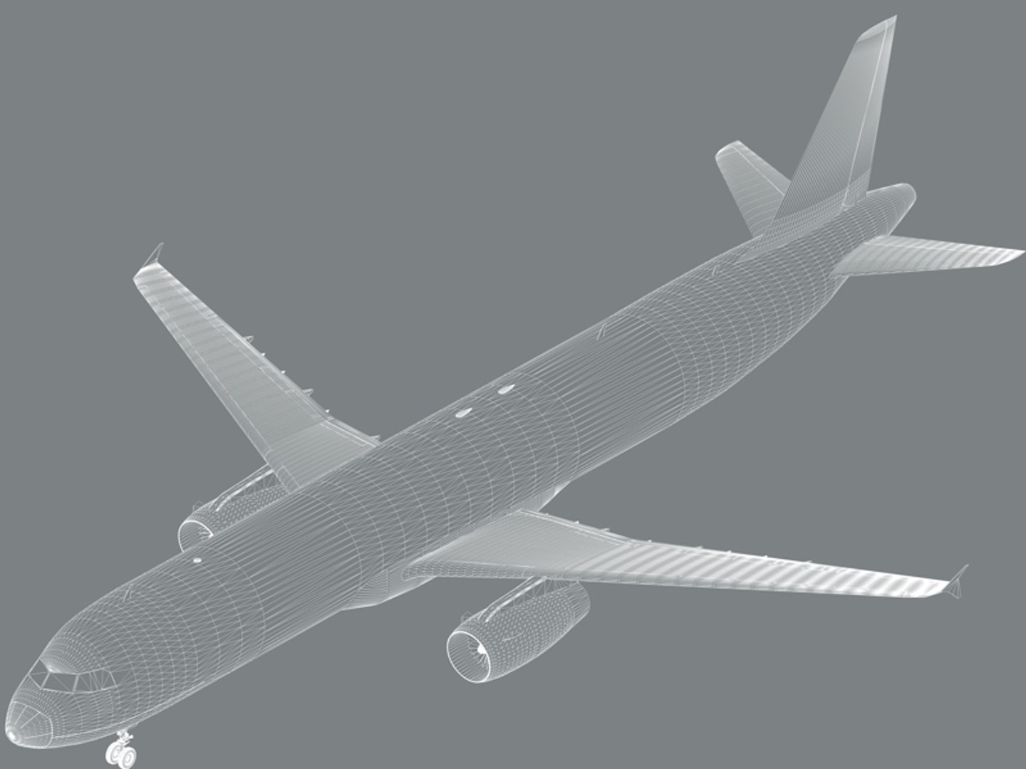 Airbus aircraft generic white 3D - TurboSquid 1555459