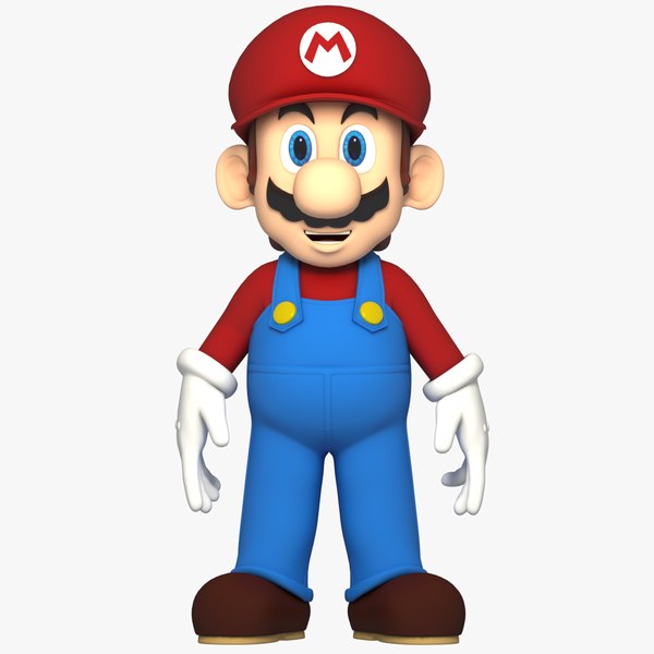 mario character rig 3D