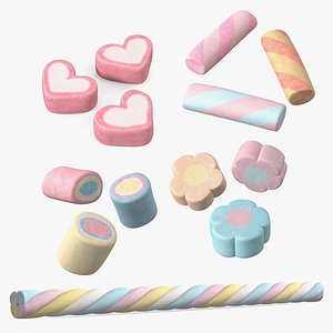 3D Shaped Marshmallows Collection 3