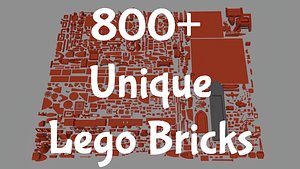 800+ Lego Pieces