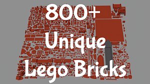 800+ Lego Pieces
