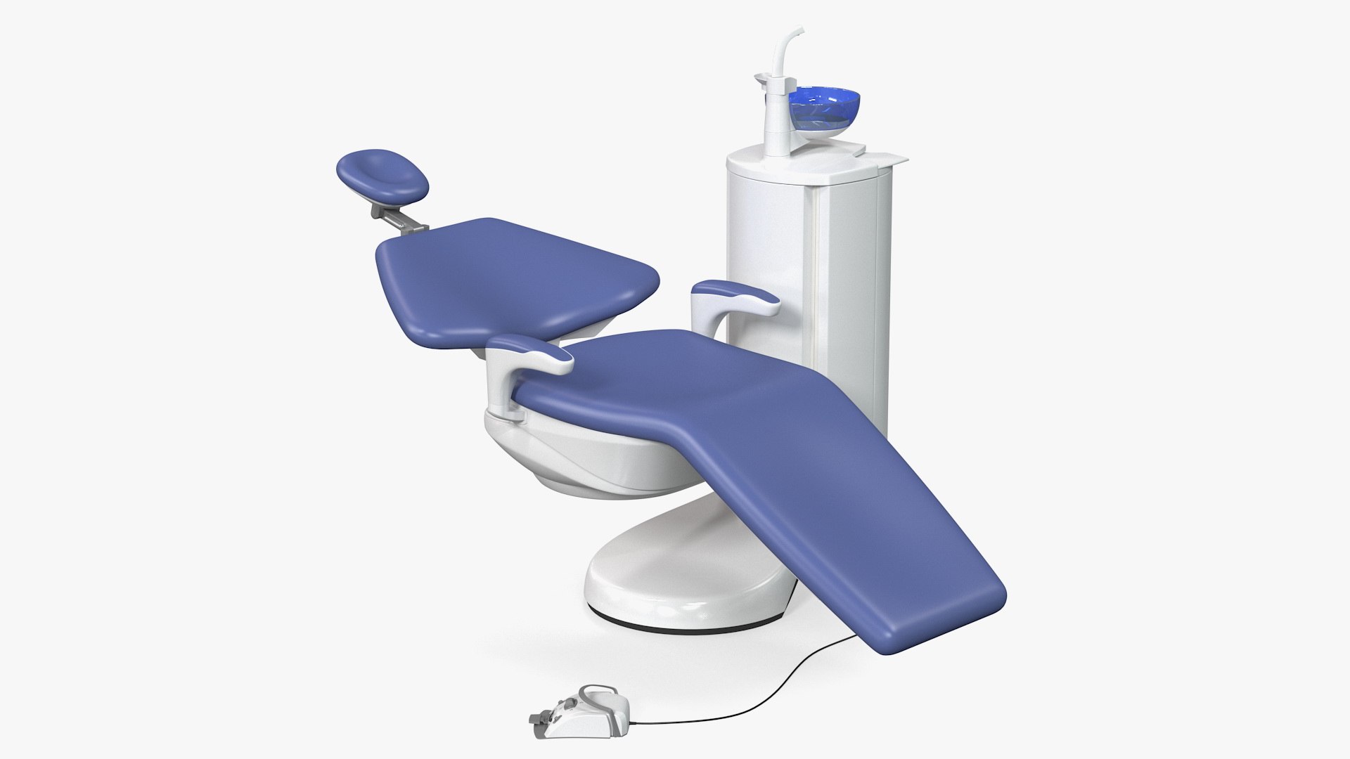 Adjustable Medical Dental Chair 3D model preview