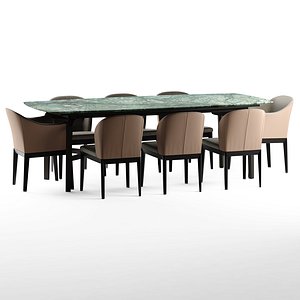 giorgetti dining stoll 3D model