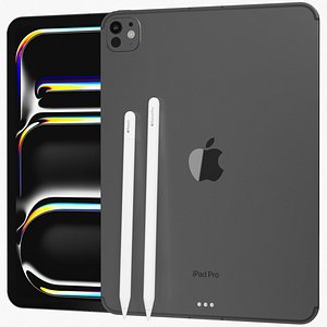 Apple iPad Pro 11 2025 M5 WiFi and Cellular with Pencils Black