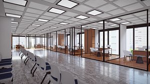 Bank - Office Design 3D model