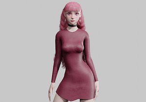 stylized cute Woman V35453
