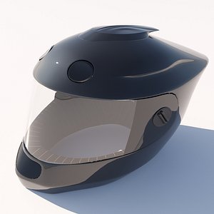 3D model Racing Helmet
