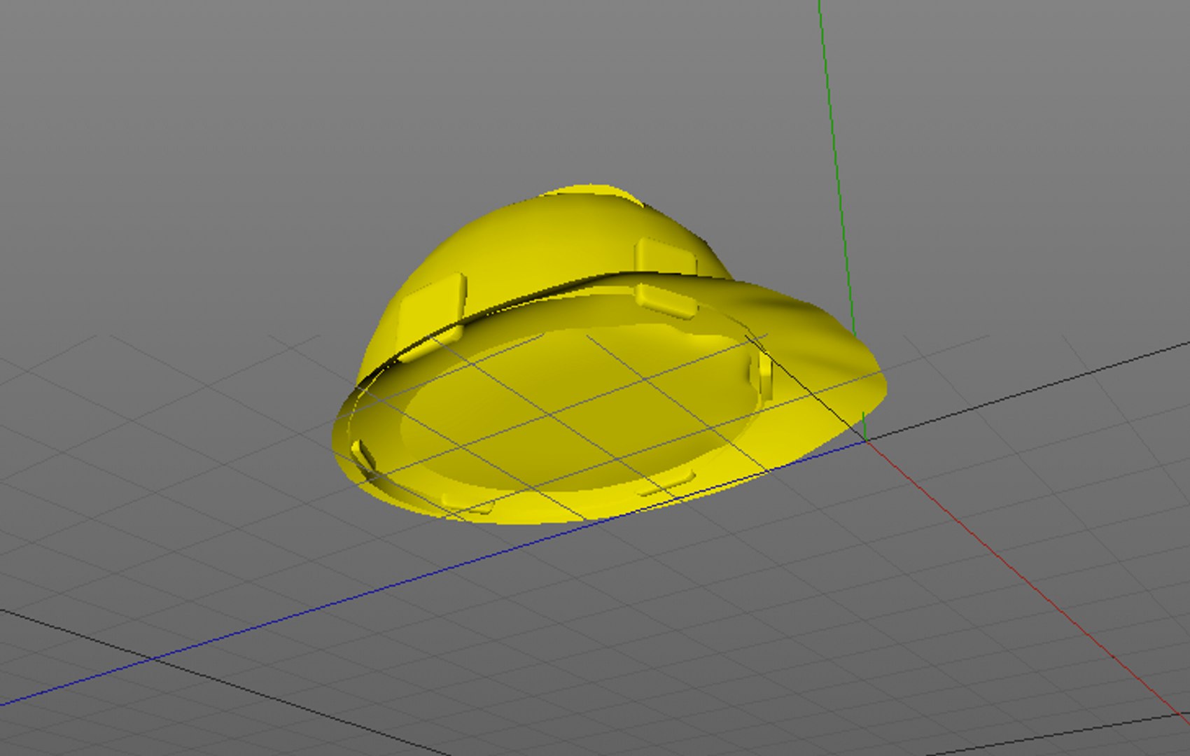 helmet hard building model