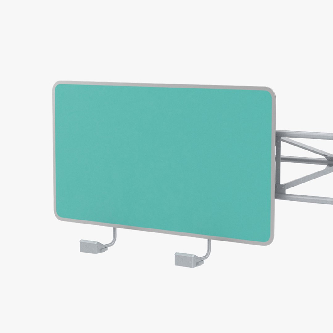 Highway Sign on Trellis 3D model TurboSquid 1812480