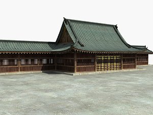 japanese temple 3D