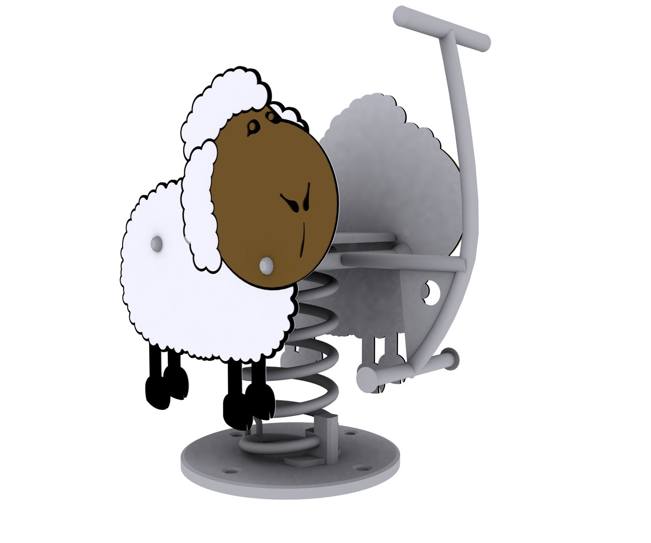 3d Model Of Sheep Spring
