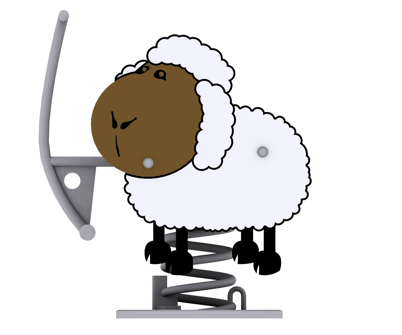 3d Model Of Sheep Spring