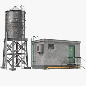 3D model Detailed Rooftop Collection