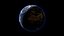 Volumetric Planet Earth with Aurora Borealis For Blender