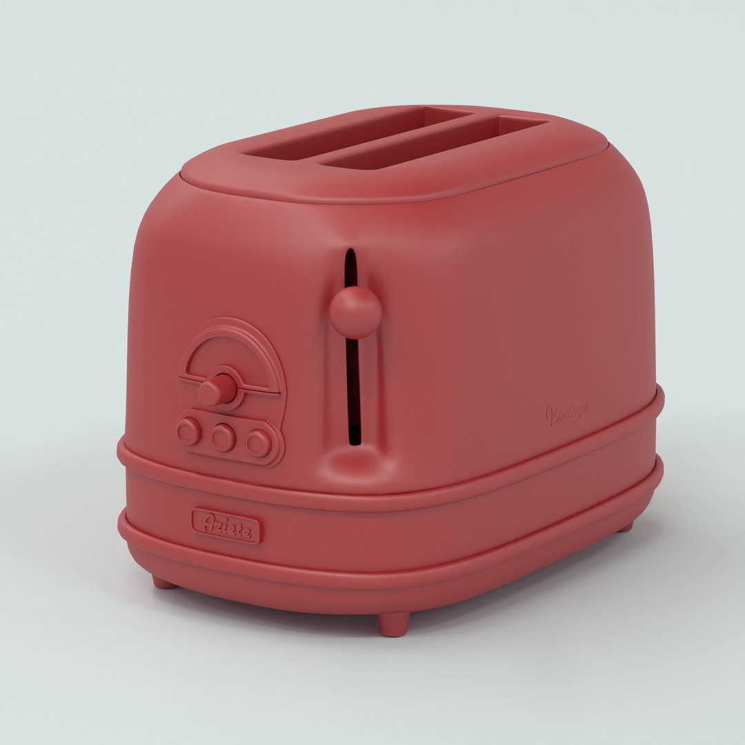 Ariete Vintage Toaster 3D Model - TurboSquid 1454511