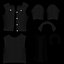 Mens Trucker Jacket With Polo Neck Jumper