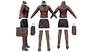 urban voyager fashion outfit 3D