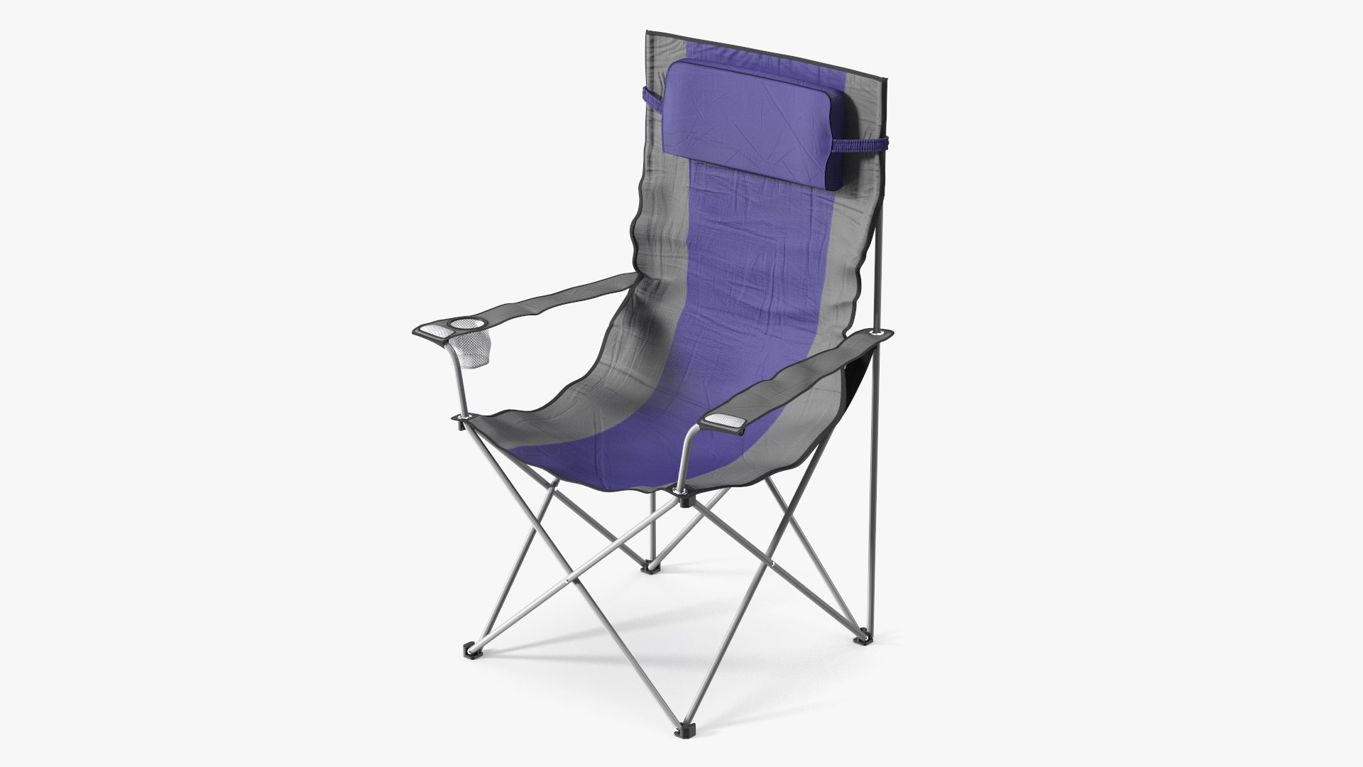 Folding Camping Chair 3D model preview