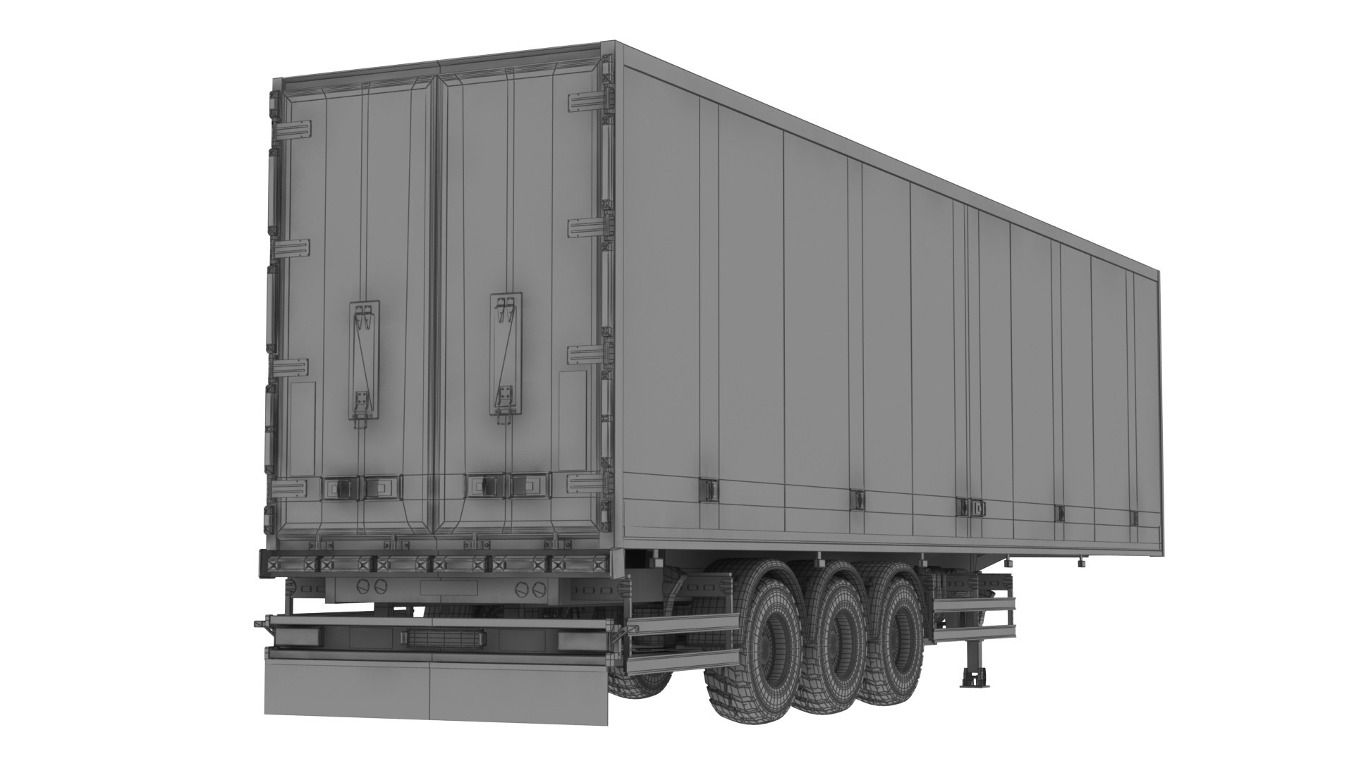 Box Trailer1 3D - TurboSquid 2278543