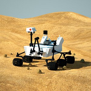 3d model mars science laboratory curiosity