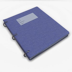 A4 Ring Binder Low-poly PBR 3D model
