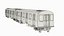 MTA R160 Subway Train with Two Connected Cars Silver
