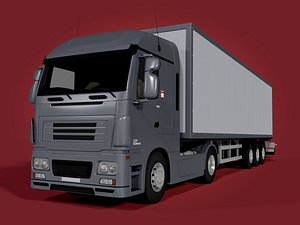 container truck 3d model
