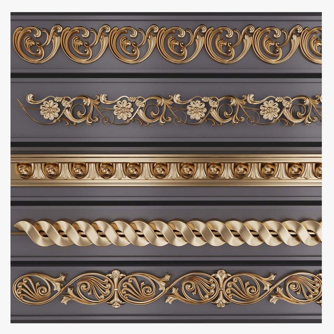 3D Trim Ornament 118 - TurboSquid 1897460