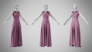 3D Dress 55 Cannon Pink