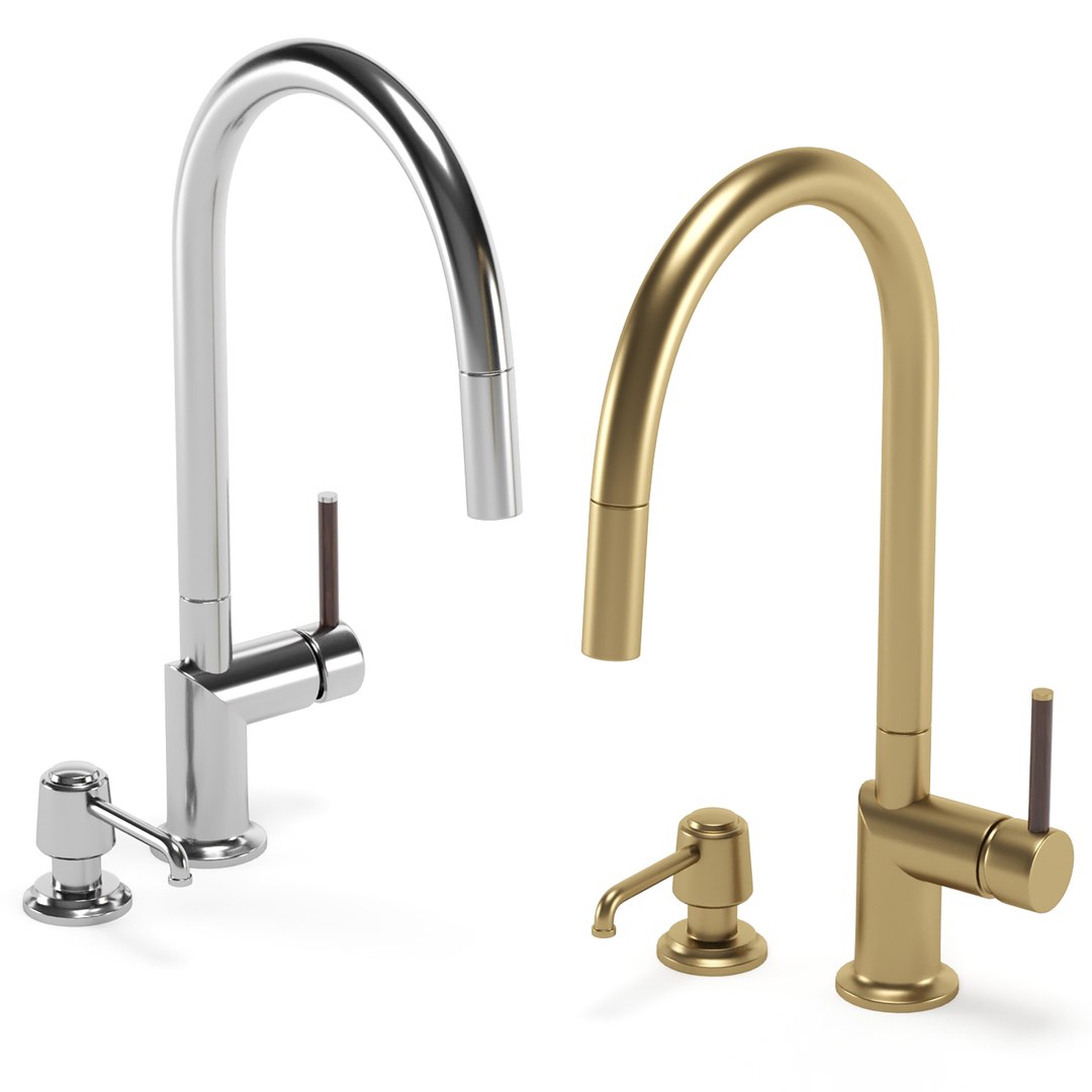 BRIZO kitchen faucets 3D model - TurboSquid 2076909