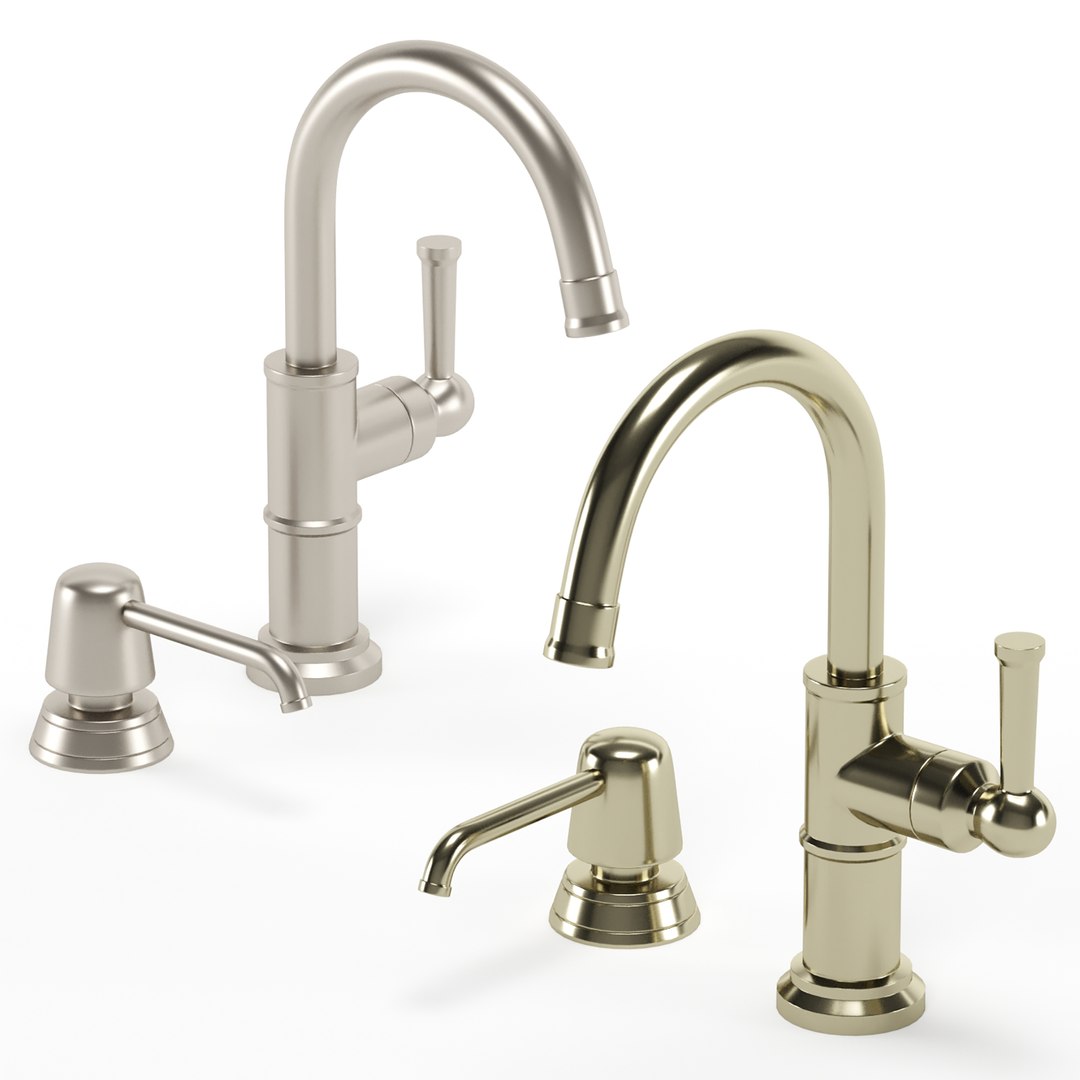 BRIZO kitchen faucets 3D model - TurboSquid 2076909