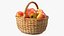 Obstmarktstände mit Behältern