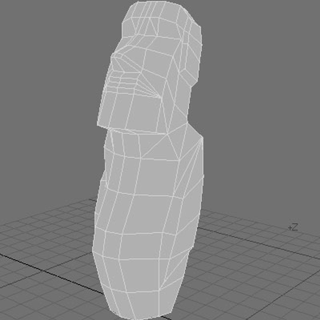 3d Moai Statues Rapa Nui