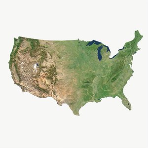 United States of America quality PBR environment map