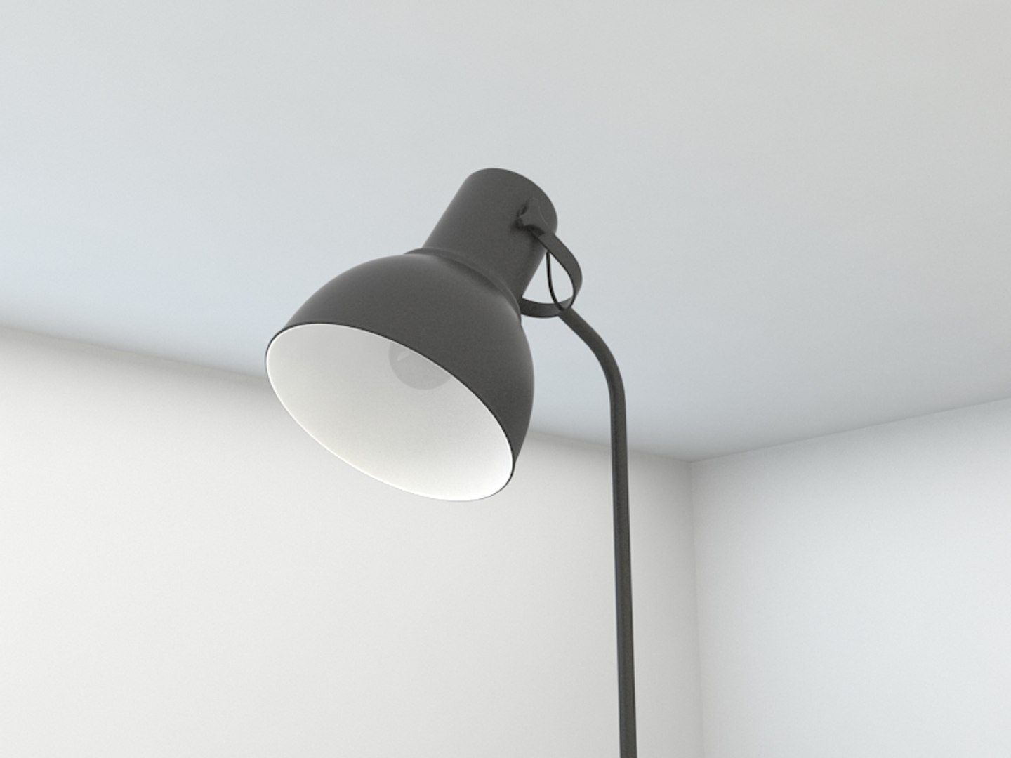 Ikea Hektar Floor Lamp 3d 3ds